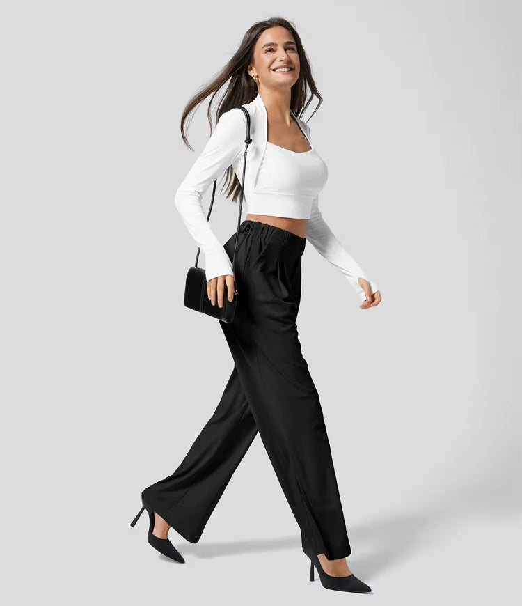 ANCHO FLEX WIDE-LEG PANTS